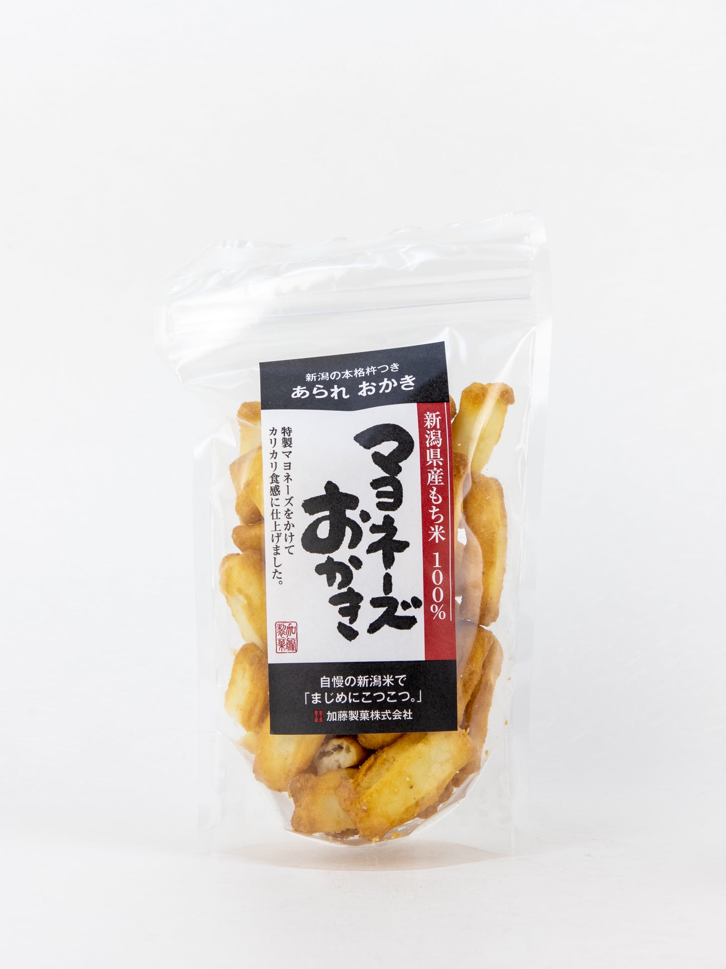 新潟の本格杵つき あられ おかき マヨネーズおかき 120g